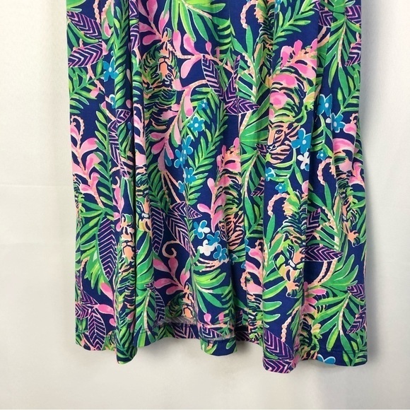 Lilly Pulitzer Margot Borealis Blue How You Like Me Prowl Shift Mini Dress M - Picture 5 of 6